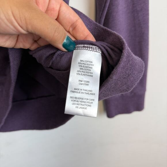 Travis Mathew Mens 1/2 Zip Pioneer Stretch Pullover Sweater Purple - L - Picture 5 of 9